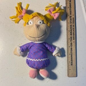 Vintage 1998 Nickelodeon Rugrats ANGELICA Beanbag plush doll